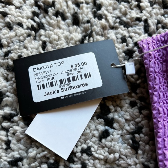 Danielle Brown x Jack’s Swimwear Purple 2-piece Swimsuit + Extra Bottoms S / XS - Picture 7 of 12